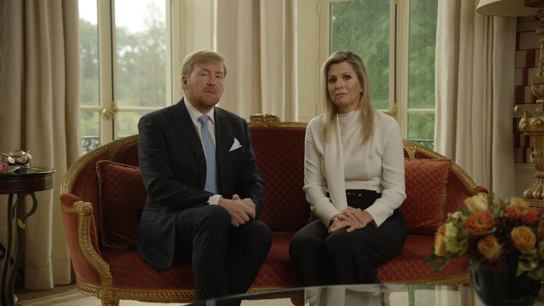 Dutch King Willem-Alexander expresses in video message …