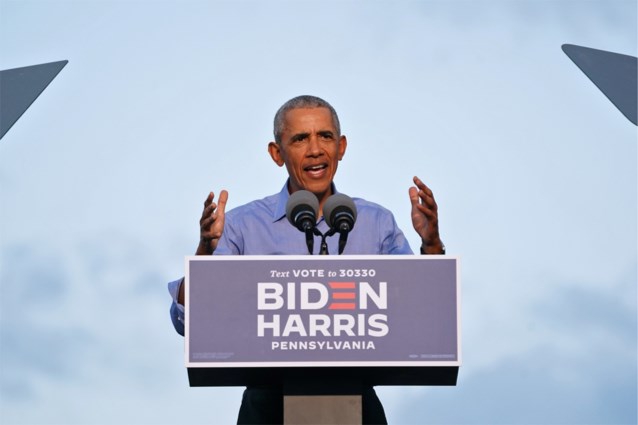 Barack Obama campaigns for Biden and lashes out at Tru …