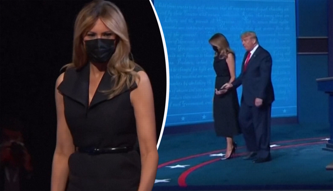 Melania ‘snatches’ hand away from Trump after debate and Twitter unfurl …