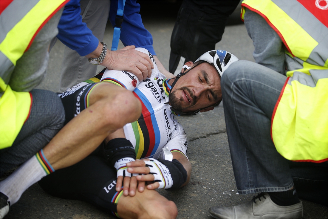 Julian Alaphilippe after crash in Tour of Flanders: “This was …