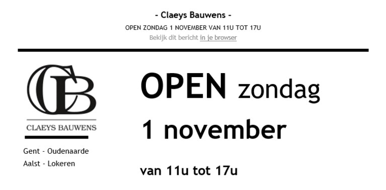 Geen officiële koopzondag in Gent, maar veel winkels doen op 1 november toch open