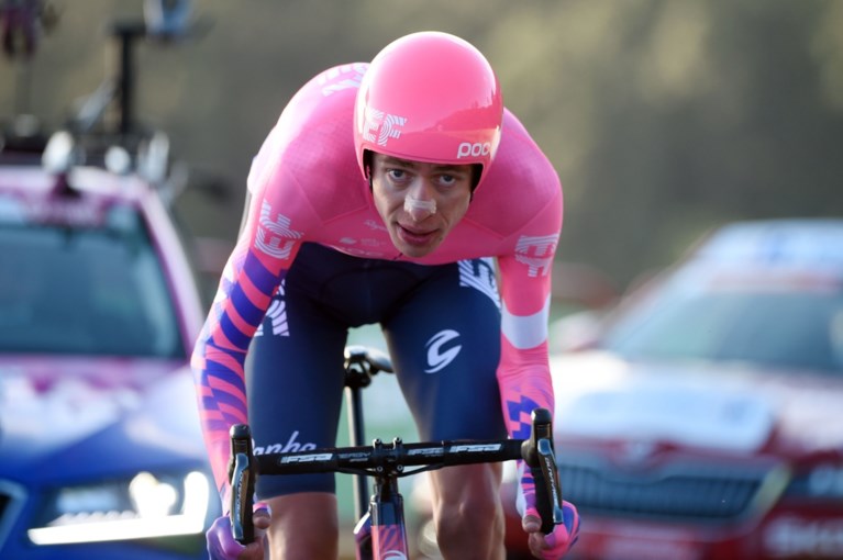 UITSLAG ETAPPE 13 VUELTA. Primoz Roglic herovert rode leiderstrui na individuele tijdrit maar deelt nog geen beslissende tik uit
