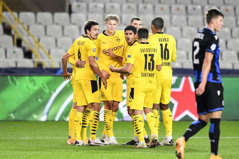 Club Brugge maakt kennis met Dortmund-Belgen én tienerfenomeen Haaland: Duitsers klaren de klus eenvoudig in de eerste helft