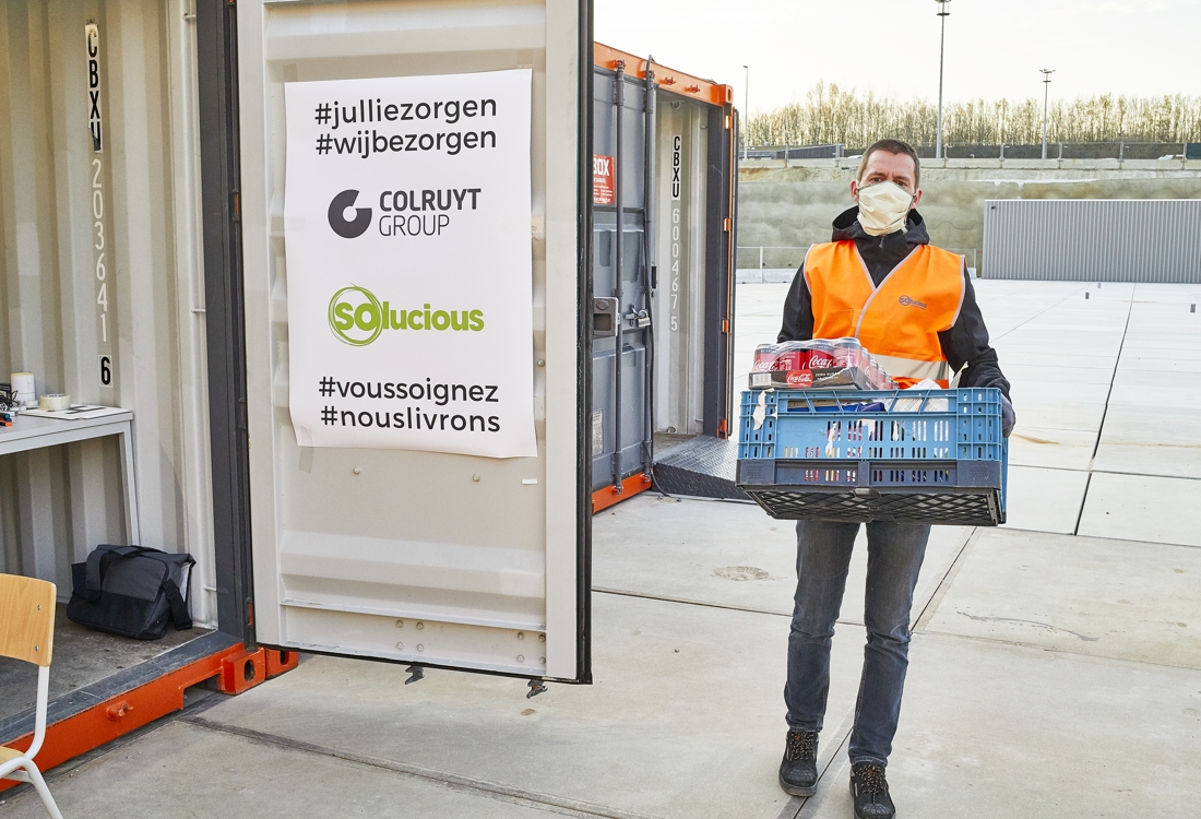 Back again due to success: Colruyt delivers groceries to …