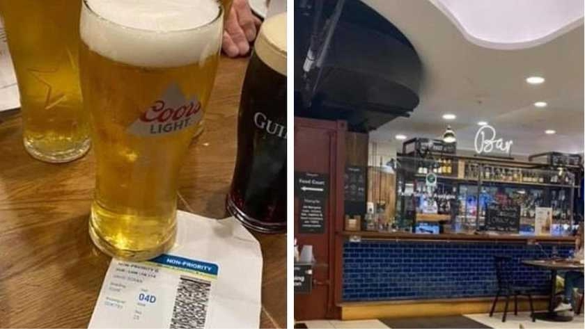 Four friends buy a plane ticket to have a beer …