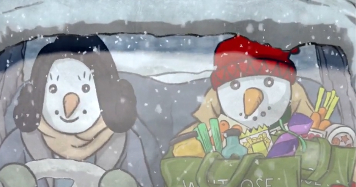 There is the Christmas commercial of the British department store John Lewis …