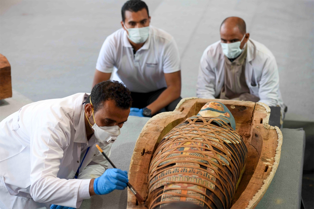 Archaeologists have found over 100 sarcophagi in Egypt