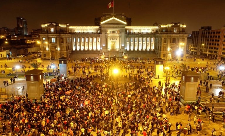 Dode bij betogingen tegen nieuwe president Peru