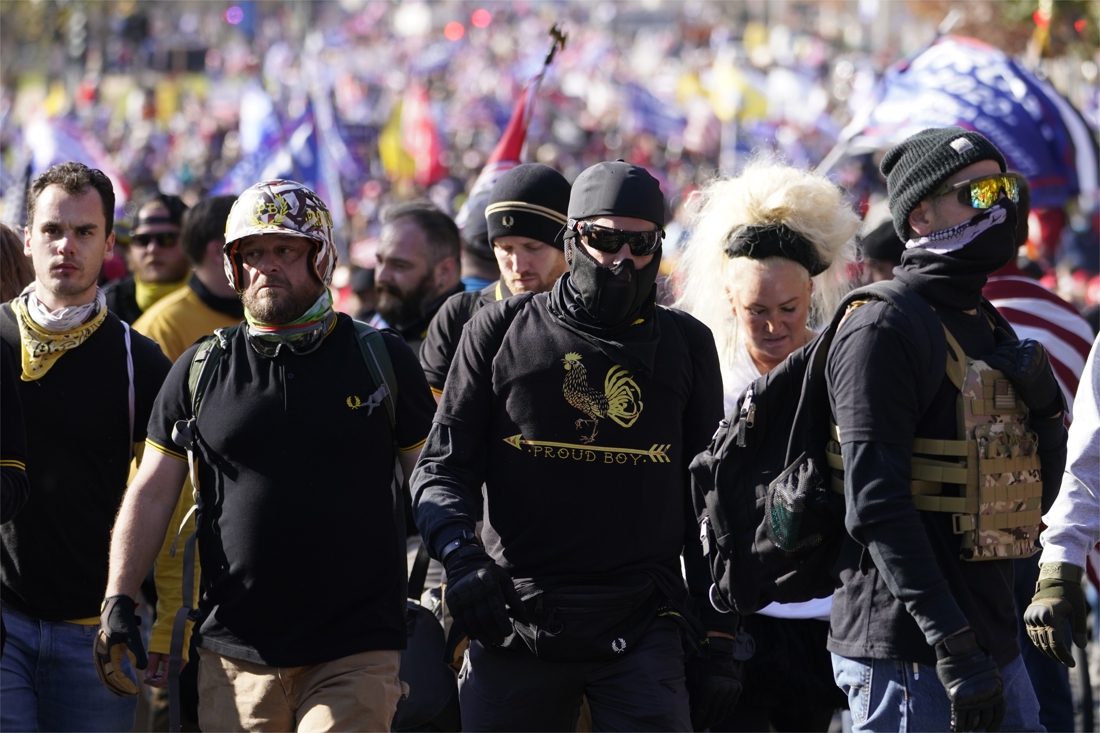 Thousands of Trump supporters demonstrate in the streets of Wa …