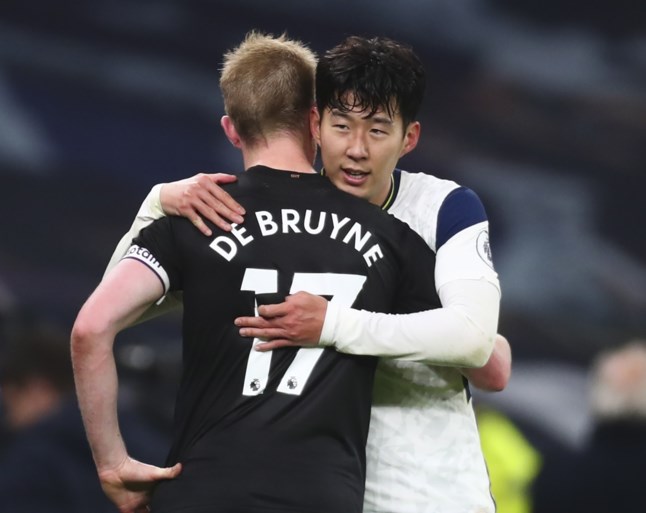 Kevin De Bruyne en Manchester City gaan nu ook onderuit tegen efficiënt Tottenham, dat Alderweireld geblesseerd ziet uitvallen
