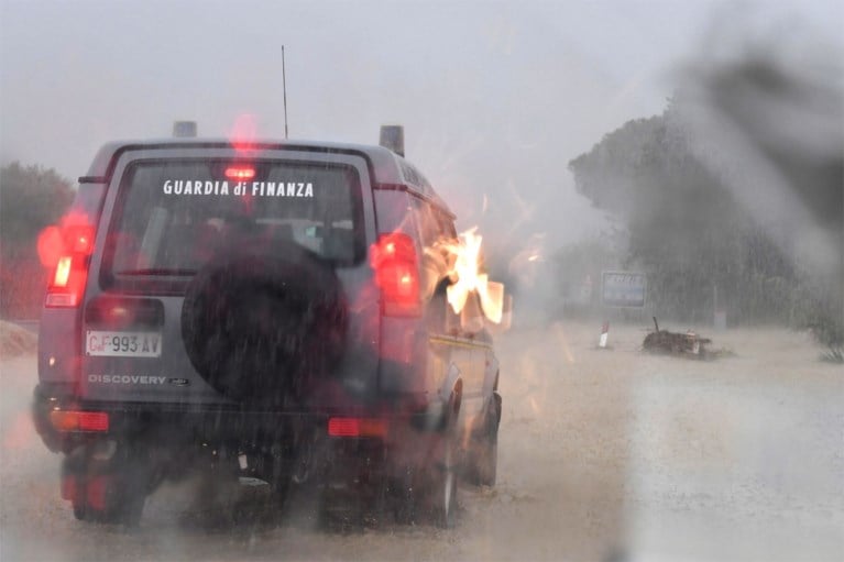 Zuid-Italië getroffen door hevige regen