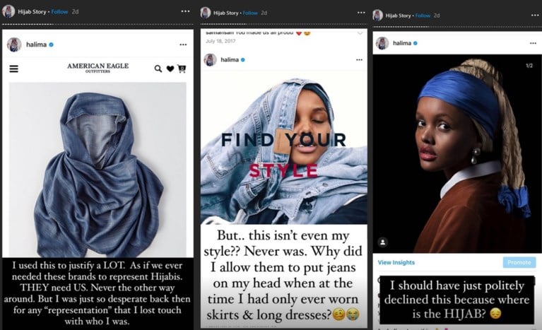 Ze schreef met hoofddoek geschiedenis op covers en catwalks, maar Halima Aden is de modewereld beu: “Ik ben mezelf verloren”