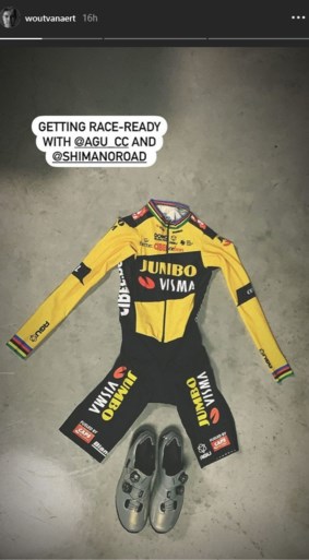 Wout van Aert heeft z’n outfit voor zijn comeback in de cross al gekozen: “Topfavoriet voor de zege”