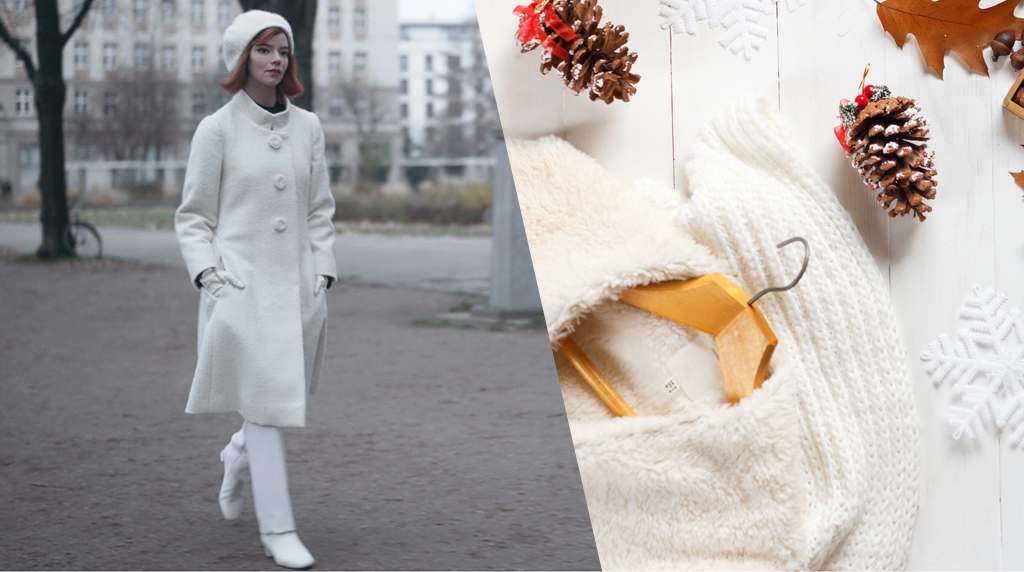 Winters in white like Beth Harmon in ‘The Queen’s Gambit’