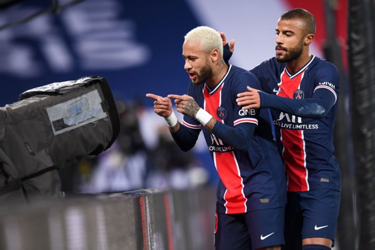 PSG komt ondanks jubileumgoal Neymar niet verder dan gelijkspel tegen Bordeaux