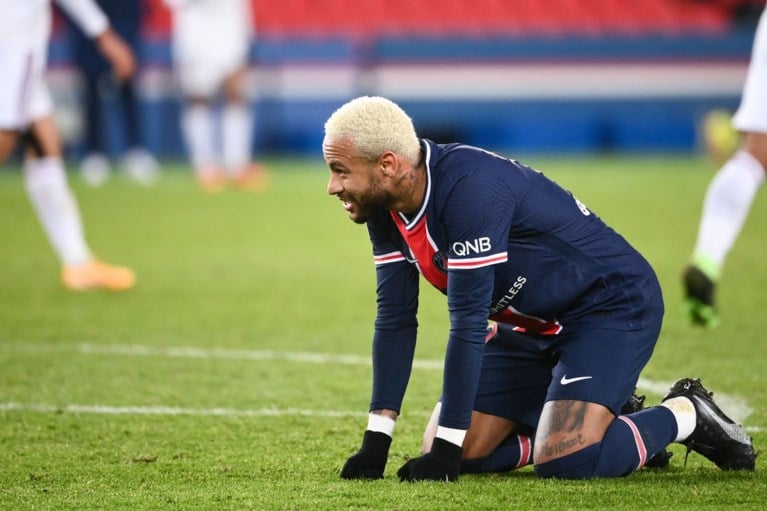 PSG komt ondanks jubileumgoal Neymar niet verder dan gelijkspel tegen Bordeaux