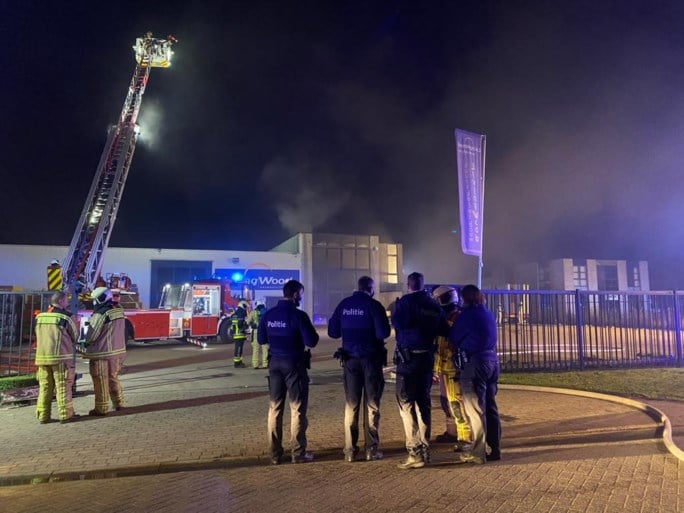 Kantoren bouwbedrijf in Lille uitgebrand