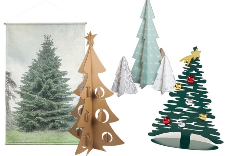 Geen echte en plastic naalden: drie alternatieven voor een kerstboom