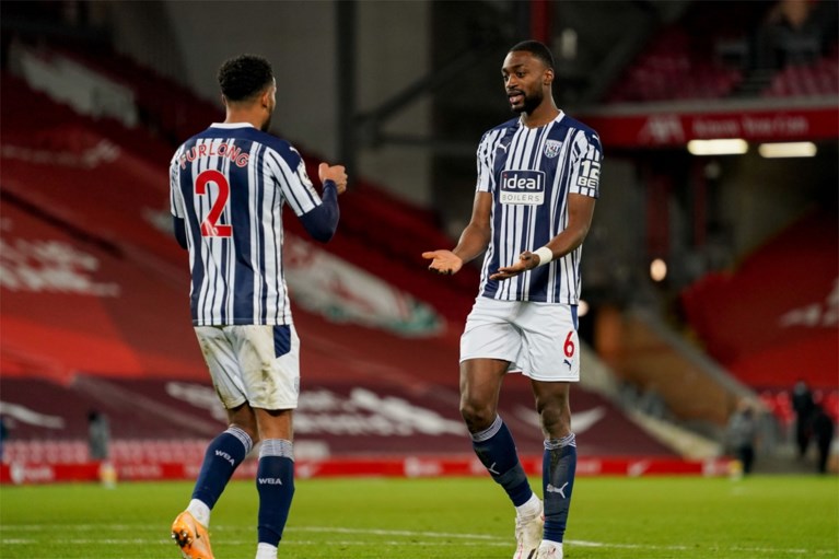 Liverpool beëindigt jaar in mineur met gelijkspel tegen laagvlieger West Brom