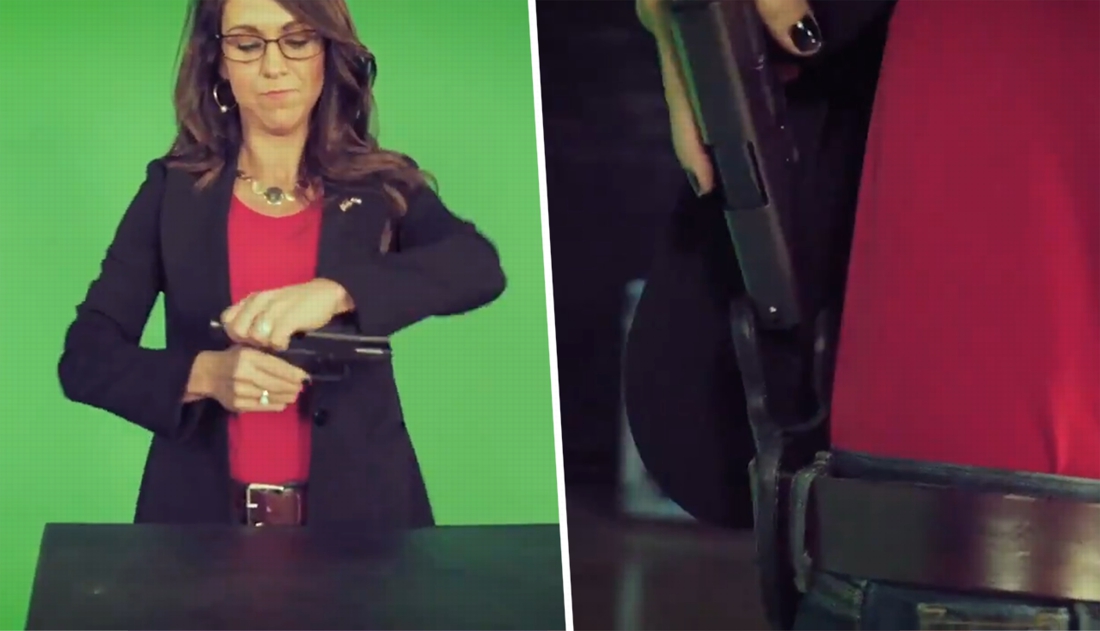 Republikeins parlementslid belooft dat ze altijd gewapend rond zal