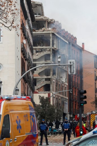 Zware gasexplosie in centrum van Madrid: al minstens 3 doden