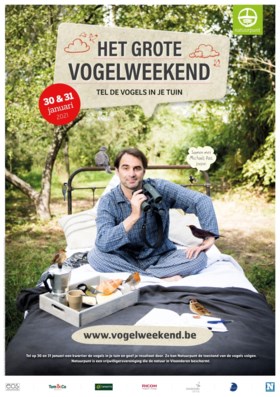 Michaël Pas, ambassadeur van Het Grote Vogeltelweekend: “Vogels in de stad: je ziet ze niet altijd maar ze zijn er wel”
