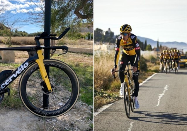 Na het nieuwe contract: Wout van Aert test zijn nieuwe ...