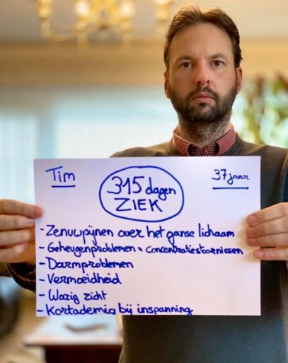 Zo lang lijden zij al aan corona: tientallen Belgen delen pijn in indrukwekkende fotoreeks