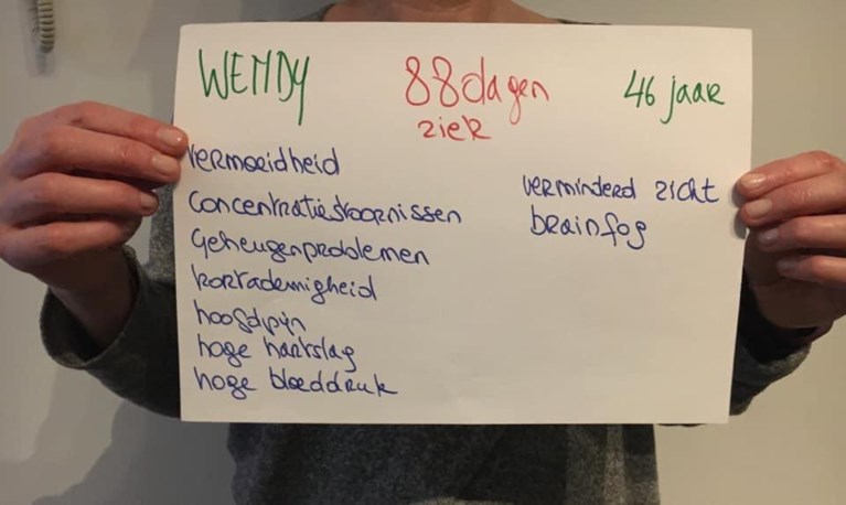 Zo lang lijden zij al aan corona: tientallen Belgen delen pijn in indrukwekkende fotoreeks