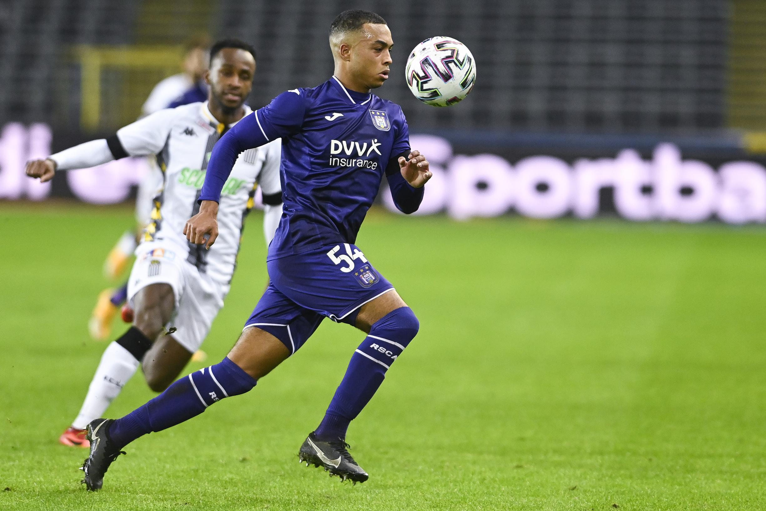 Anderlecht's Amir Murillo, Anderlecht's Killian Sardella and