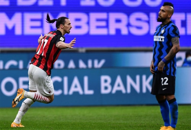 Ooit ploegmaats, nu duidelijk geen vrienden meer: Zlatan Ibrahimovic en Romelu Lukaku maken klinkende ruzie in zinderende stadsderby