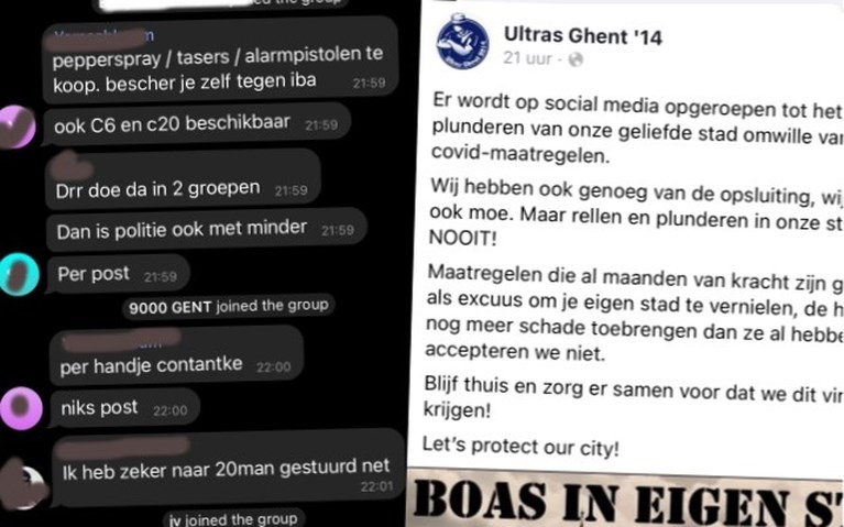 Parket maakt statement: 18-jarige aanstoker van rellen in Gent aangehouden door onderzoeksrechter