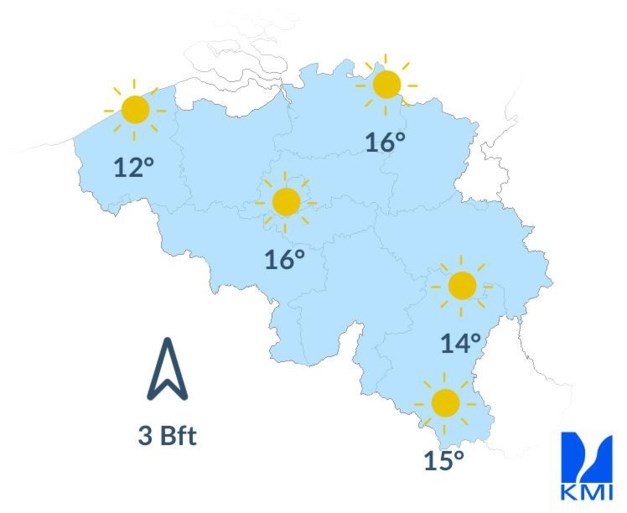 Weerbericht: “Van heel koud naar heel zacht weer: kwik klimt richting 16 graden”