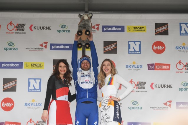 Waarom de winnaar van Kuurne-Brussel-Kuurne op het podium al... - Het Nieuwsblad