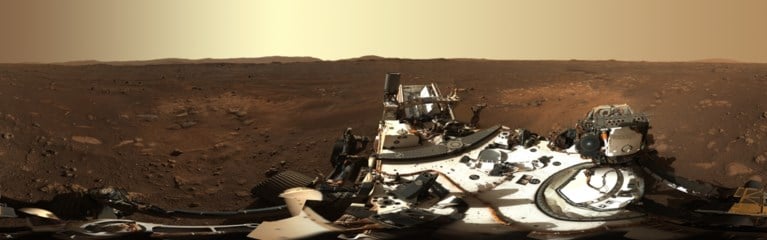 Nasa deelt eerste, prachtige panoramafoto vanop Mars