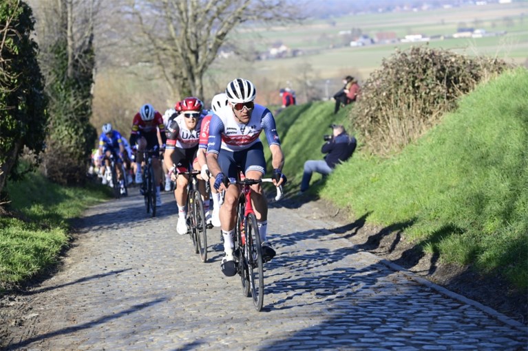 Mads Pedersen (Trek-Segafredo) sprint het snelst en wint Kuurne-Brussel-Kuurne