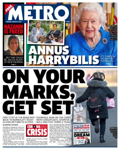 Britse media over interview Harry en Meghan: “Het ziet ernaar uit dat een actrice en haar ‘sukkel’ denken dat ze in ‘Notting Hill 2’ spelen”