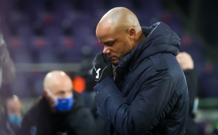 Great disappointment for Vincent Kompany after the cup elimination: 