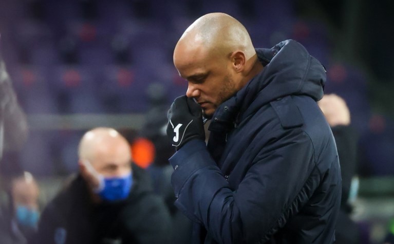 Great disappointment for Vincent Kompany after the cup elimination:
