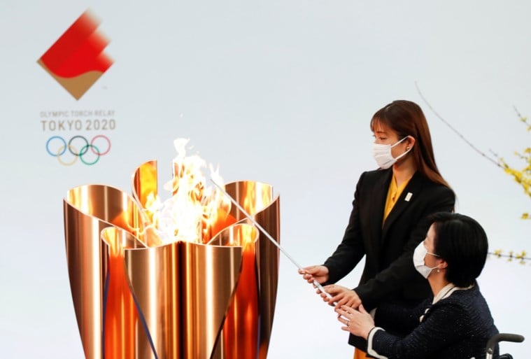 Olympische Spelen Tokio: fakkeltocht olympische vlam gestart in Fukushima