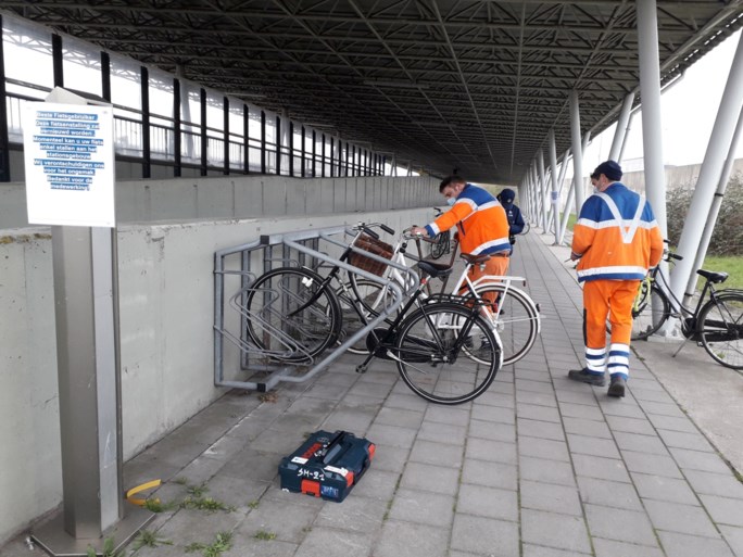 NMBS start met afbraak oude fietsenstalling aan station Noorderkempen