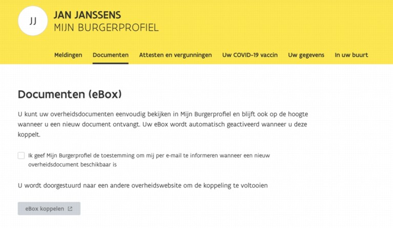 “Check je ‘burgerprofiel’ als je je vaccinatie niet wil missen”: maar wat is dat en waar vind je het?