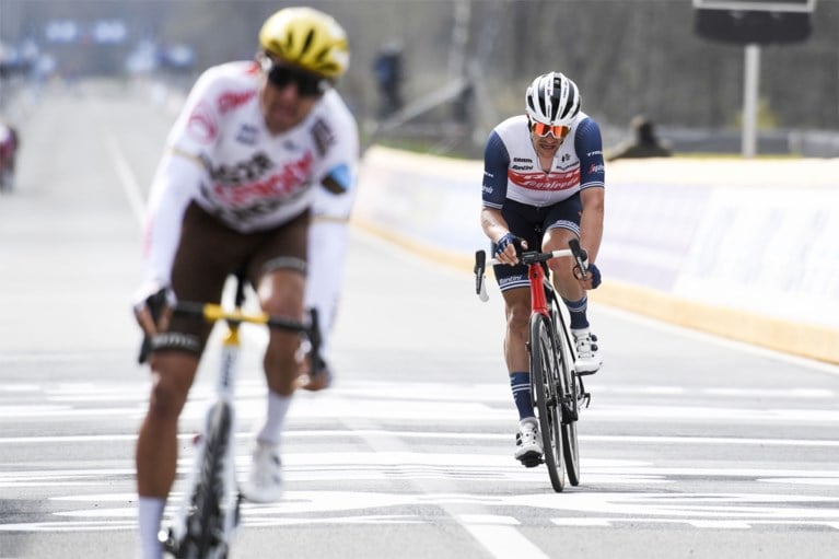 Mathieu van der Poel en Greg Van Avermaet kunnen zich neerleggen bij ereplaatsen: “Geen fout gemaakt, Asgreen was sterker”