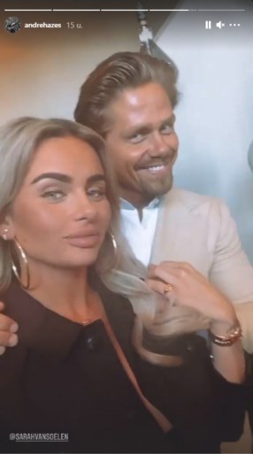 André Hazes deelt eerste beelden met nieuw lief Sarah van Soelen