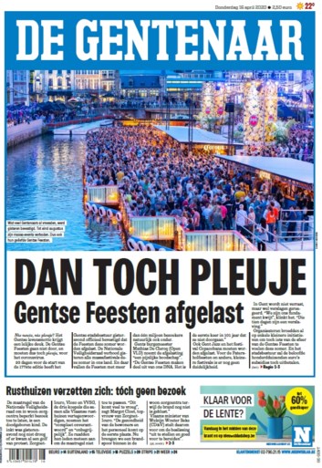 Het is officieel: Gentse Feesten voor de tweede zomer op rij afgelast