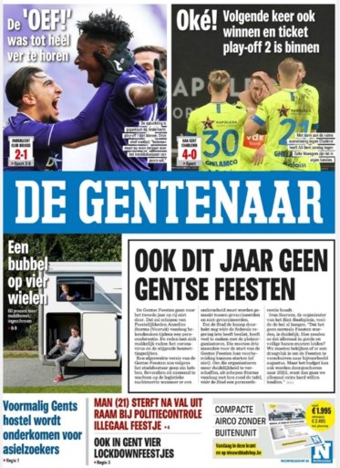 Het is officieel: Gentse Feesten voor de tweede zomer op rij afgelast