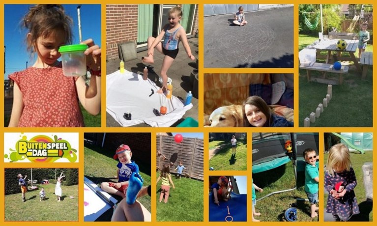 Uit je kot... want volgende week is het Buitenspeeldag op je eigen buurtpleintje