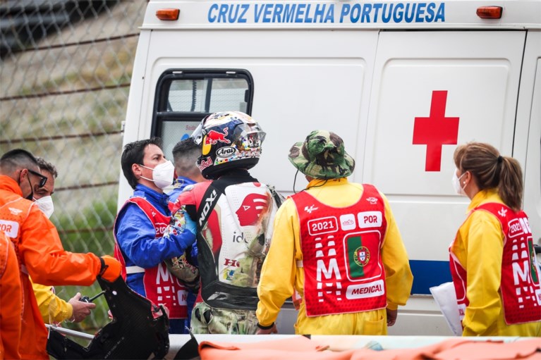 A terrible crash at over 300km / h? Just fix it up and just hit the bike again 20 minutes later