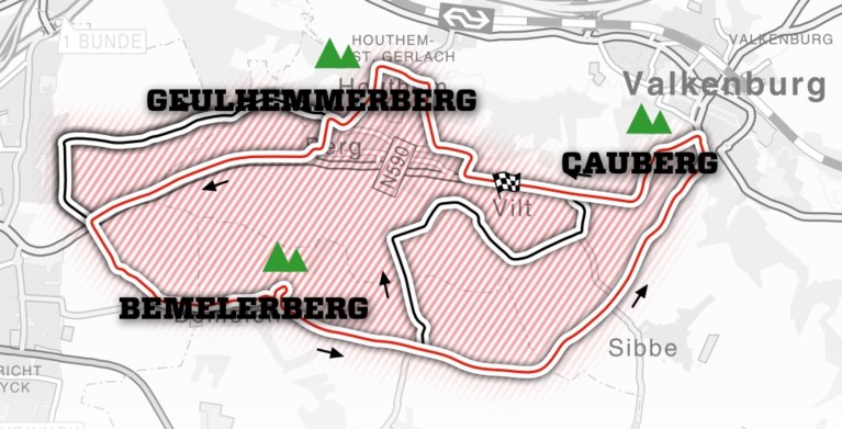 PARCOURS. Amstel Gold Race 2021: alleen maar lokale ronden op afgesloten circuit
