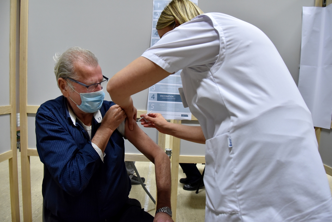 The first Flemish municipality where the over-65s were vaccinated … (Voeren)